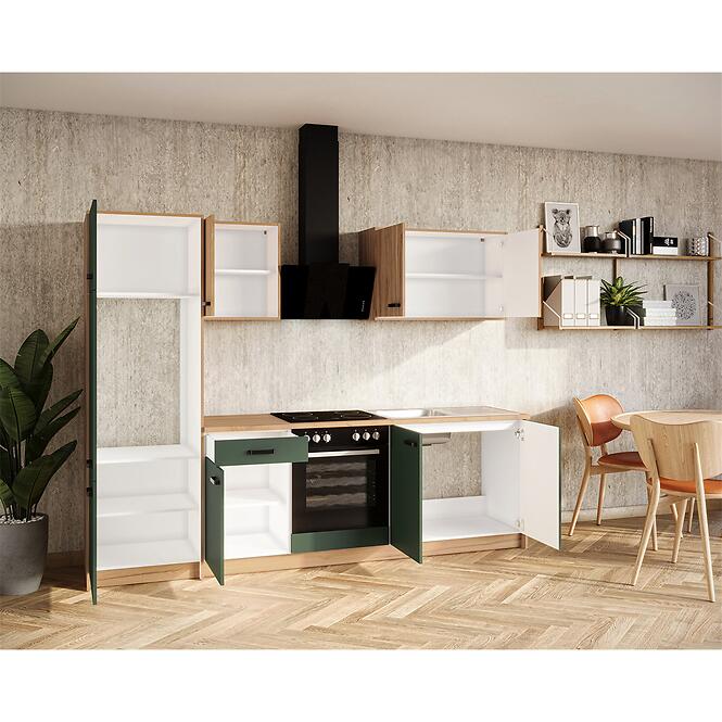 Konyhabútor Retro Labrador tölgy estana 264,5 cm + konyhai munkalap,3