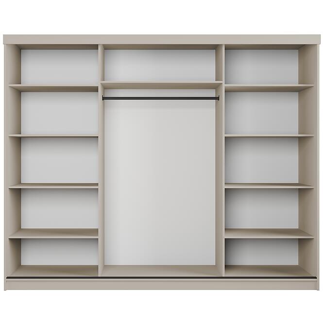 Szekrény Palermo 250 kasmír/tükör