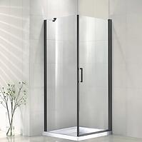 Zuhanykabin Vela Black 80x80x190