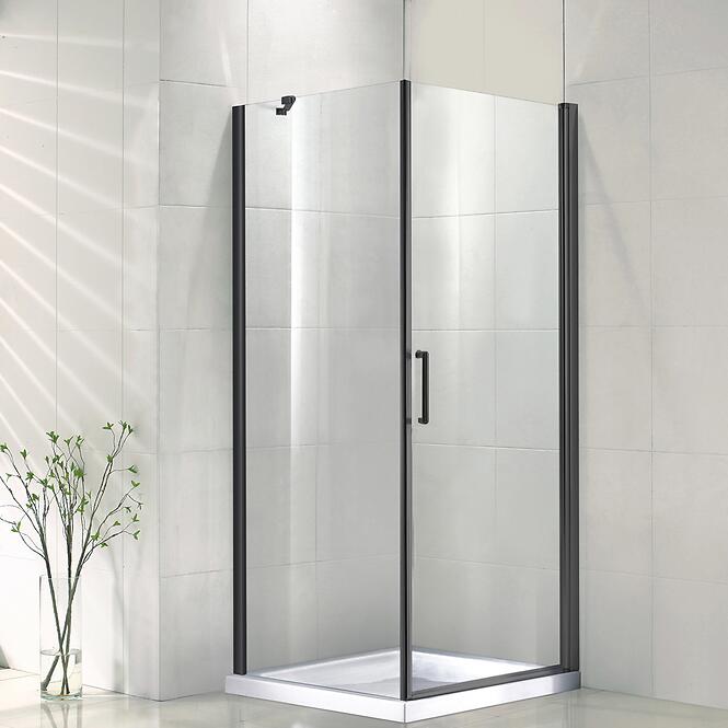 Zuhanykabin Vela Black 90x90x190