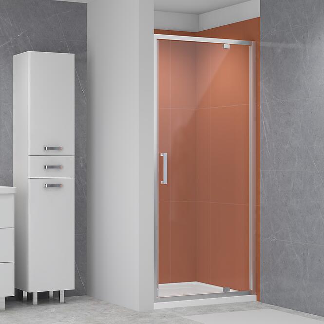 Zuhanyajtó Modo 90x190 króm