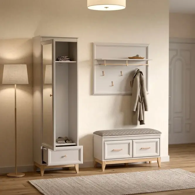 Szekrény Windsor W-18 Kasmír/Tölgy Természetes