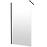 Zuhanyfal Walk-In Zum 100x195 black