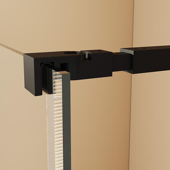 Zuhanyfal Walk-In Zum 90x195 black,3