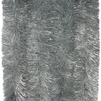 Girland átmérő 10 cm hossz 2 m ezüst 10530