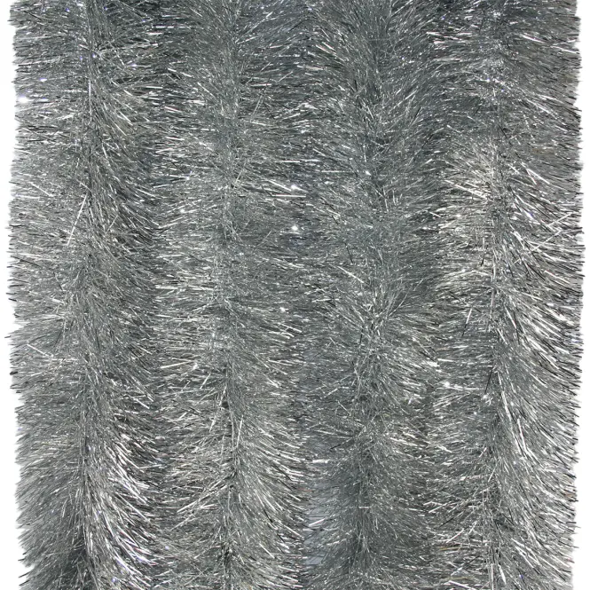 Girland átmérő 10 cm hossz 2 m ezüst 10530