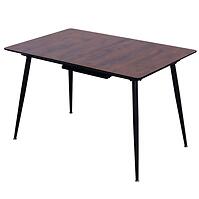 Összecsukható Asztal Remy 120/160x80 12526 Tölgy 8078-75/Fekete