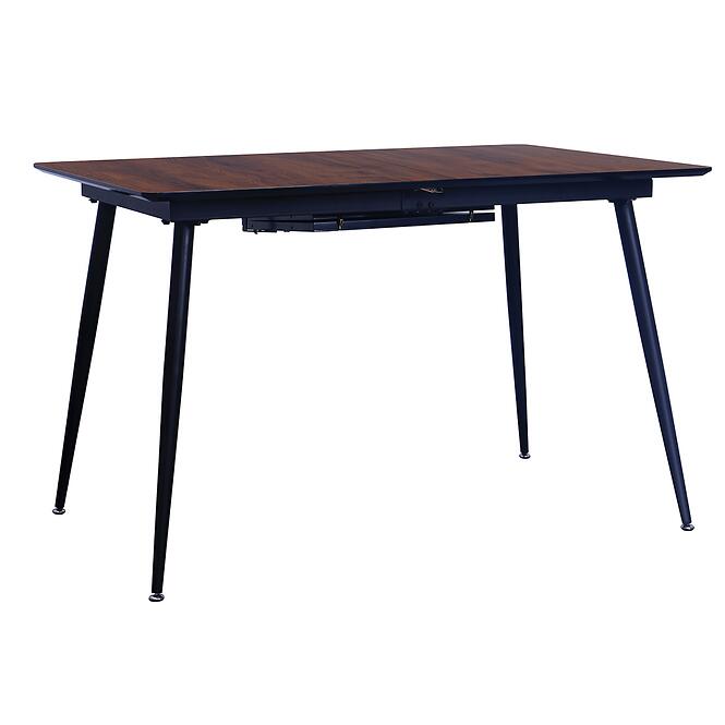 Összecsukható Asztal Remy 120/160x80 12526 Tölgy 8078-75/Fekete