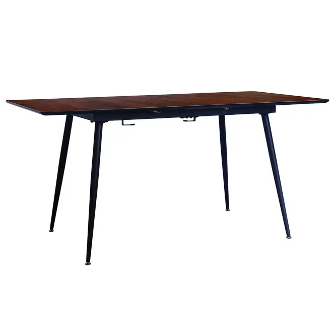 Összecsukható Asztal Remy 120/160x80 12526 Tölgy 8078-75/Fekete
