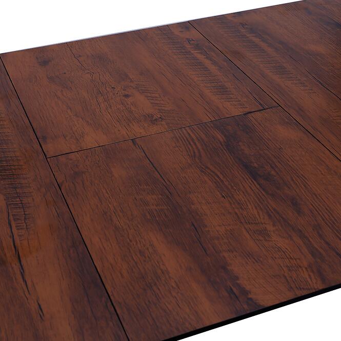 Összecsukható Asztal Remy 120/160x80 12526 Tölgy 8078-75/Fekete,8