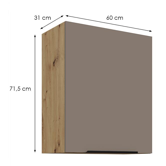 Konyhaszekrény Aria-Ta/Ar Anti Fingerprint 60g-72 1f,2