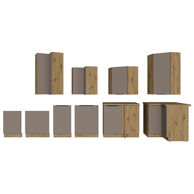 Konyhaszekrény Aria-Ta/Ar Anti Fingerprint 60x60 Gn-108 1f (45°),10