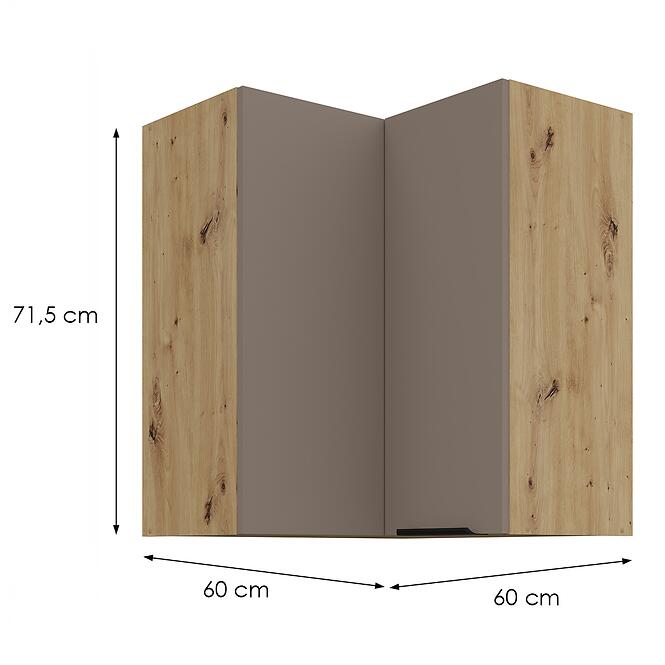 Konyhaszekrény Aria-Ta/Ar Anti Fingerprint 60x60 Gn-72 2f (90°)