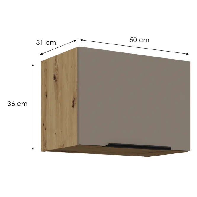 Konyhaszekrény Aria-Ta/Ar Anti Fingerprint 50gu-36 1f