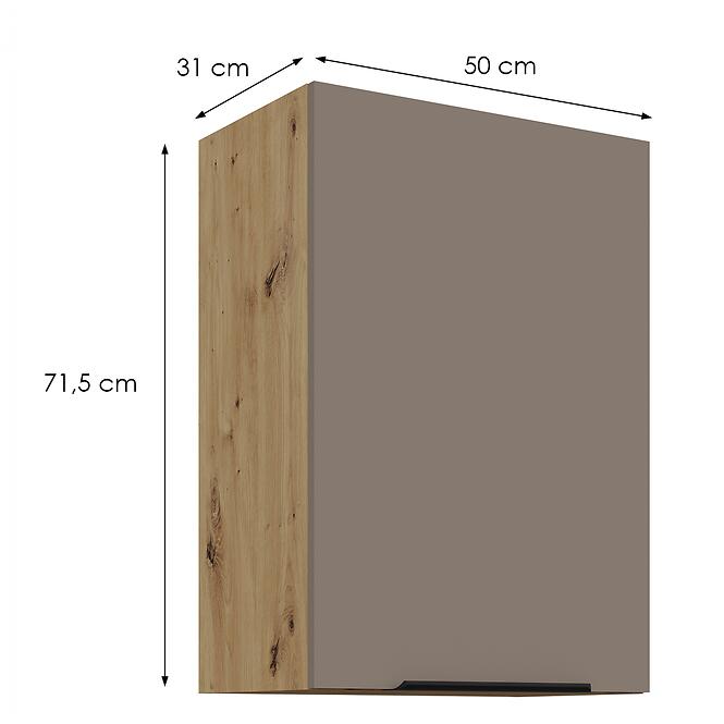 Konyhaszekrény Aria-Ta/Ar Anti Fingerprint 50g-72 1f,2