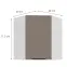 Konyhaszekrény Aria-Ta/Wh Anti Fingerprint 60x60 Gn-72 1f (45°),2