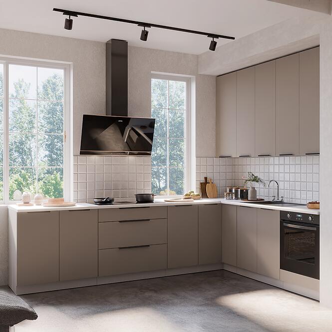 Konyhaszekrény Aria-Ta/Wh Anti Fingerprint 60x60 Gn-72 1f (45°),4