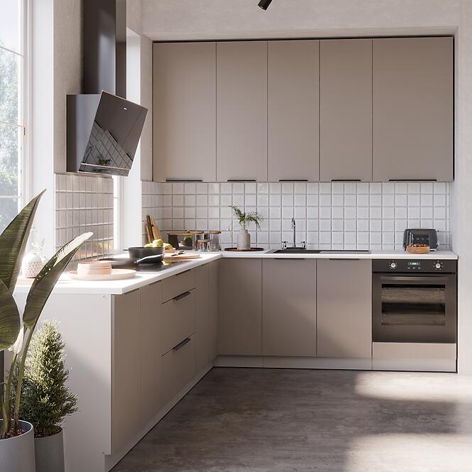 Konyhaszekrény Aria-Ta/Wh Anti Fingerprint 60x60 Gn-108 2f (90°),6