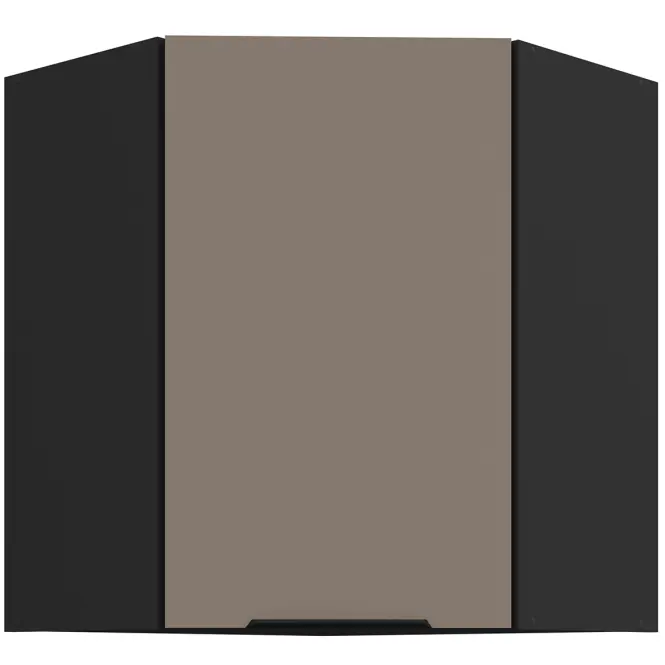 Konyhaszekrény Aria-Ta/Bl Anti Fingerprint 60x60 Gn-72 1f (45°)