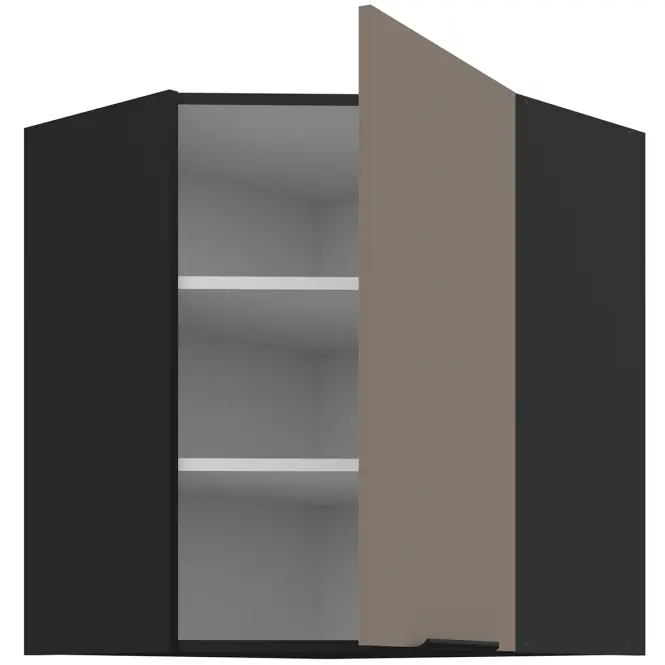 Konyhaszekrény Aria-Ta/Bl Anti Fingerprint 60x60 Gn-72 1f (45°)