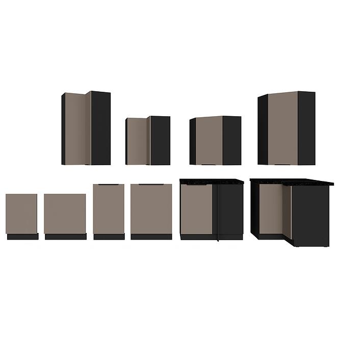 Konyhaszekrény Aria-Ta/Bl Anti Fingerprint 60x60 Gn-72 2f (90°),11