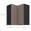 Konyhaszekrény Aria-Ta/Bl Anti Fingerprint 60x60 Gn-72 2f (90°),2