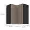 Konyhaszekrény Aria-Ta/Bl Anti Fingerprint 60x60 Gn-72 2f (90°),2