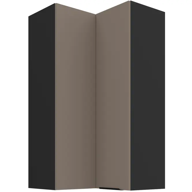 Konyhaszekrény Aria-Ta/Bl Anti Fingerprint 60x60 Gn-108 2f (90°)