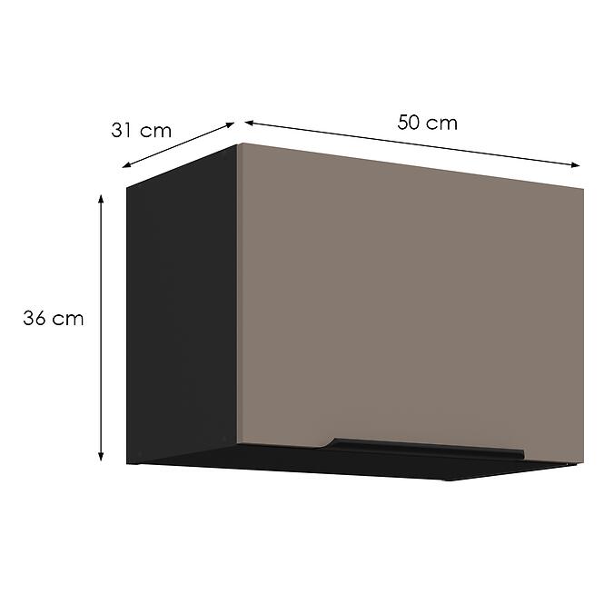 Konyhaszekrény Aria-Ta/Bl Anti Fingerprint 50gu-36 1f,2