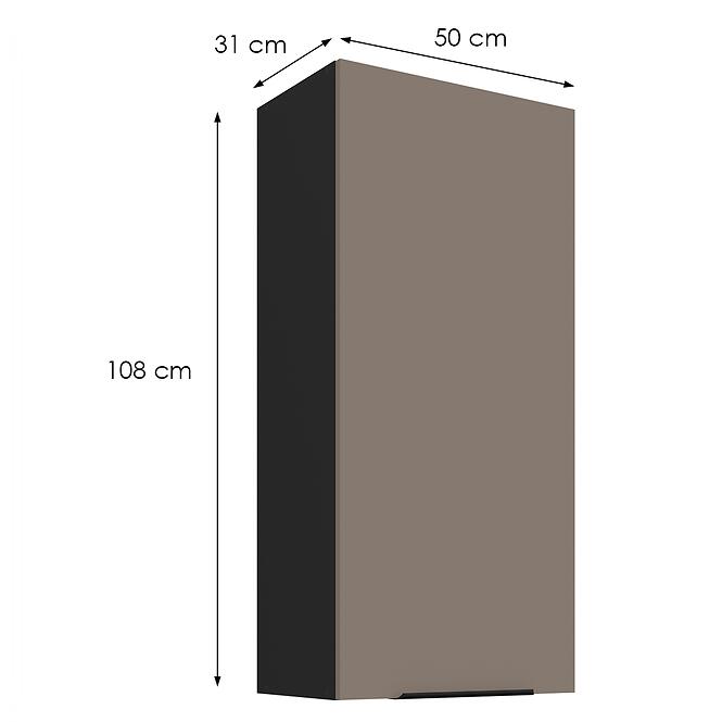 Konyhaszekrény Aria-Ta/Bl Anti Fingerprint 50g-108 1f