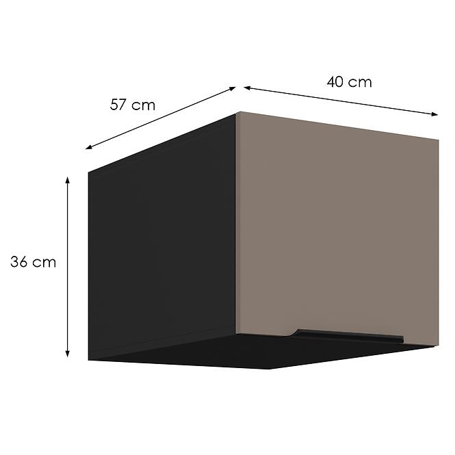 Konyhaszekrény Aria-Ta/Bl Anti Fingerprint 40 Nagu-36 1f