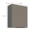 Konyhaszekrény Aria-Ta/Ant Anti Fingerprint 60g-72 1f,2