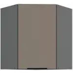 Konyhaszekrény Aria-Ta/Ant Anti Fingerprint 60x60 Gn-72 1f (45°)