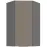 Konyhaszekrény Aria-Ta/Ant Anti Fingerprint 60x60 Gn-108 1f (45°)