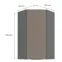 Konyhaszekrény Aria-Ta/Ant Anti Fingerprint 60x60 Gn-108 1f (45°),2