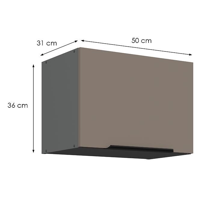 Konyhaszekrény Aria-Ta/Ant Anti Fingerprint 50gu-36 1f