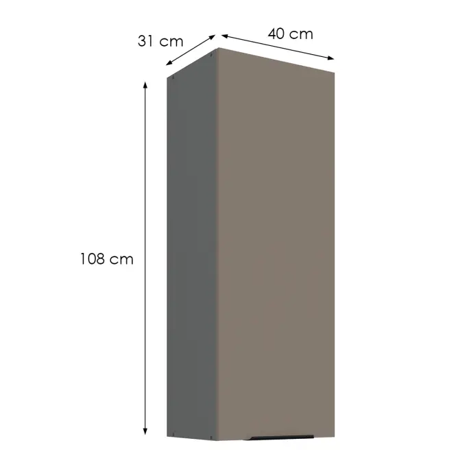 Konyhaszekrény Aria-Ta/Ant Anti Fingerprint 40g-108 1f