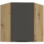 Konyhaszekrény Aria-Gr/Ar Anti Fingerprint 60x60 Gn-72 1f (45°)