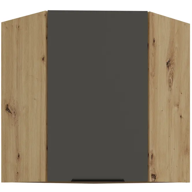 Konyhaszekrény Aria-Gr/Ar Anti Fingerprint 60x60 Gn-72 1f (45°)