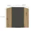 Konyhaszekrény Aria-Gr/Ar Anti Fingerprint 60x60 Gn-72 1f (45°),2