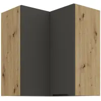 Konyhaszekrény Aria-Gr/Ar Anti Fingerprint 60x60 Gn-72 2f (90°)