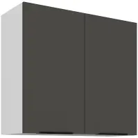 Konyhaszekrény Aria-Gr/Wh Anti Fingerprint 80g-72 2f