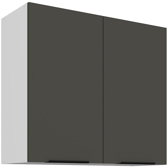 Konyhaszekrény Aria-Gr/Wh Anti Fingerprint 80g-72 2f