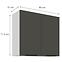 Konyhaszekrény Aria-Gr/Wh Anti Fingerprint 80g-72 2f,2