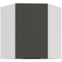 Konyhaszekrény Aria-Gr/Wh Anti Fingerprint 60x60 Gn-72 1f (45°)
