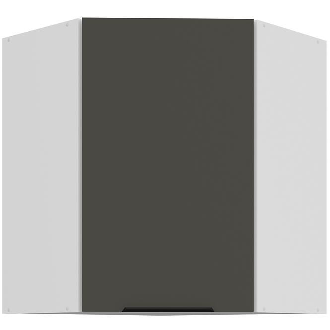 Konyhaszekrény Aria-Gr/Wh Anti Fingerprint 60x60 Gn-72 1f (45°)