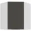 Konyhaszekrény Aria-Gr/Wh Anti Fingerprint 60x60 Gn-72 1f (45°)