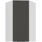 Konyhaszekrény Aria-Gr/Wh Anti Fingerprint 60x60 Gn-108 1f (45°)