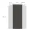 Konyhaszekrény Aria-Gr/Wh Anti Fingerprint 60x60 Gn-108 1f (45°),2