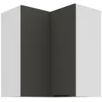 Konyhaszekrény Aria-Gr/Wh Anti Fingerprint 60x60 Gn-72 2f (90°)